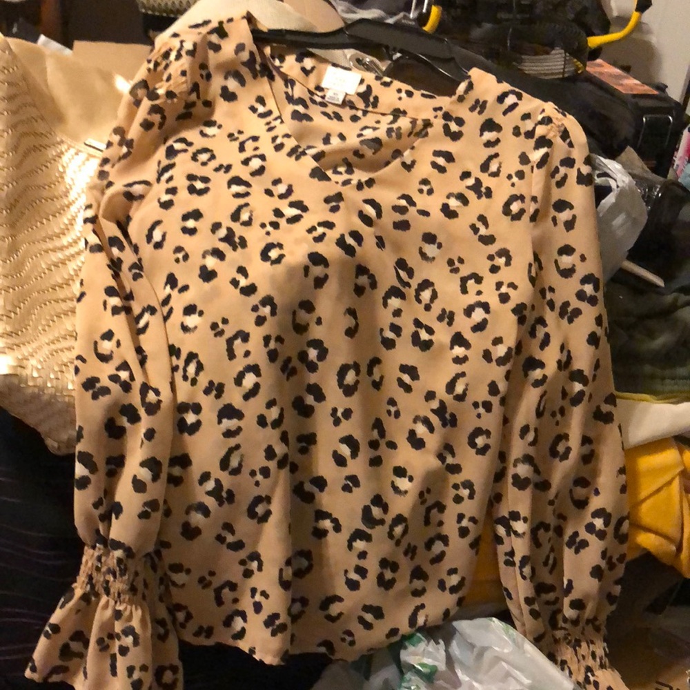 Leopard Print Blouse
